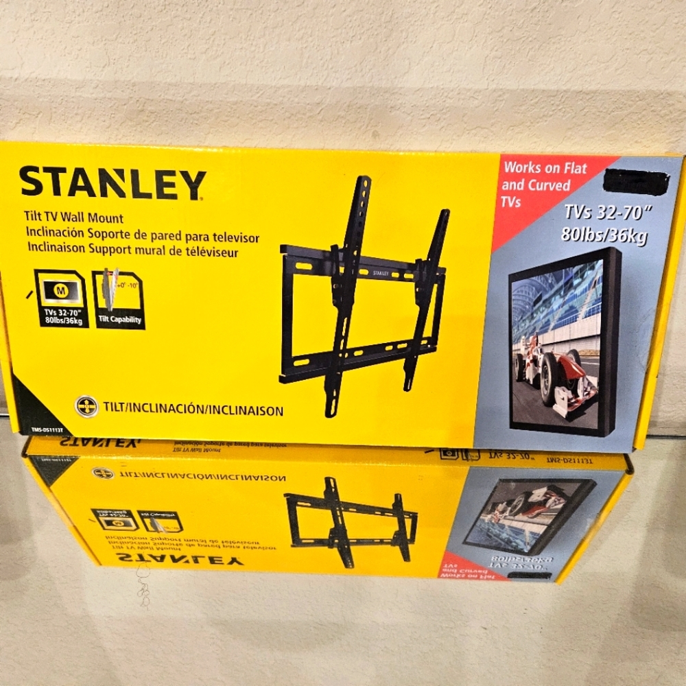 TMS-DS1113T DIY BASICS MEDIUM SIZE TILT TV MOUNT (32" - 70")STANLEY